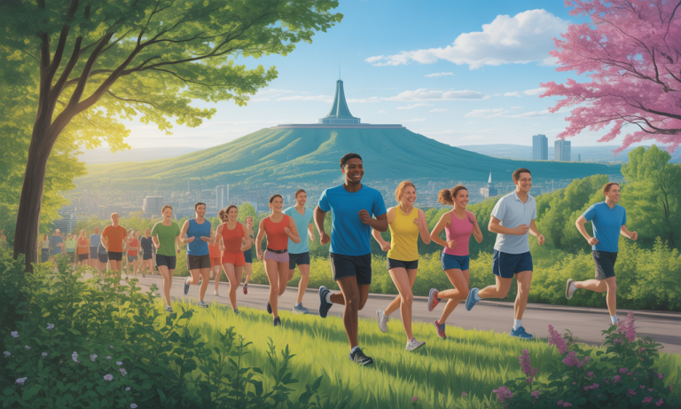 Courir autour du Mont Royal : une expérience de bonheur 9 découvrez l'irrésistible plaisir de courir autour du mont royal, un écrin de verdure au cœur de montréal. profitez de paysages époustouflants, d'une ambiance revitalisante et d'un moment de pure évasion humaine. que vous soyez coureur débutant ou expérimenté, cette expérience unique vous remplira de bonheur et de sérénité.