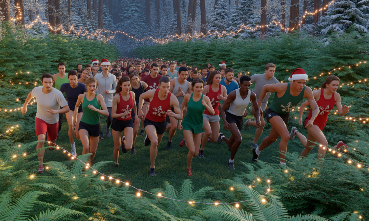 À Fougères, cinquante sportifs motivés se lancent dans la course féerique de Noël 1 à fougères, cinquante sportifs passionnés participent à la course féerique de noël, un événement magique alliant sport et esprit festive.