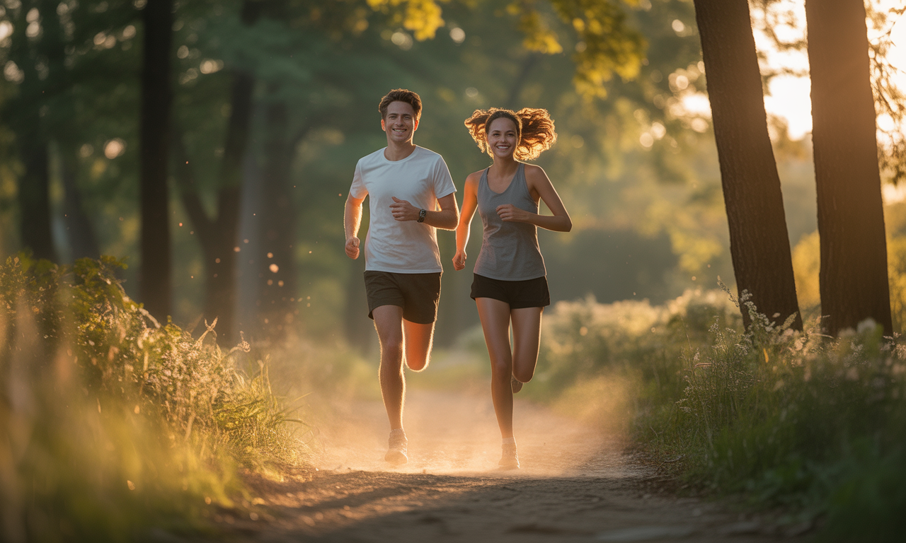 découvrez la magie de courir à deux, où chaque pas partagé fait disparaître le temps et crée des moments inoubliables.
