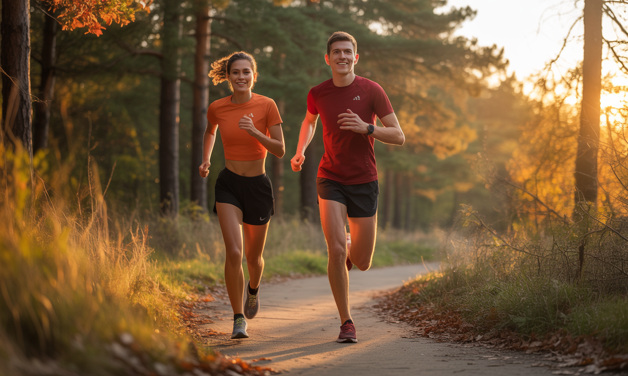 découvrez la magie de courir à deux, où chaque foulée partage des moments précieux et où le temps semble s'évaporer.