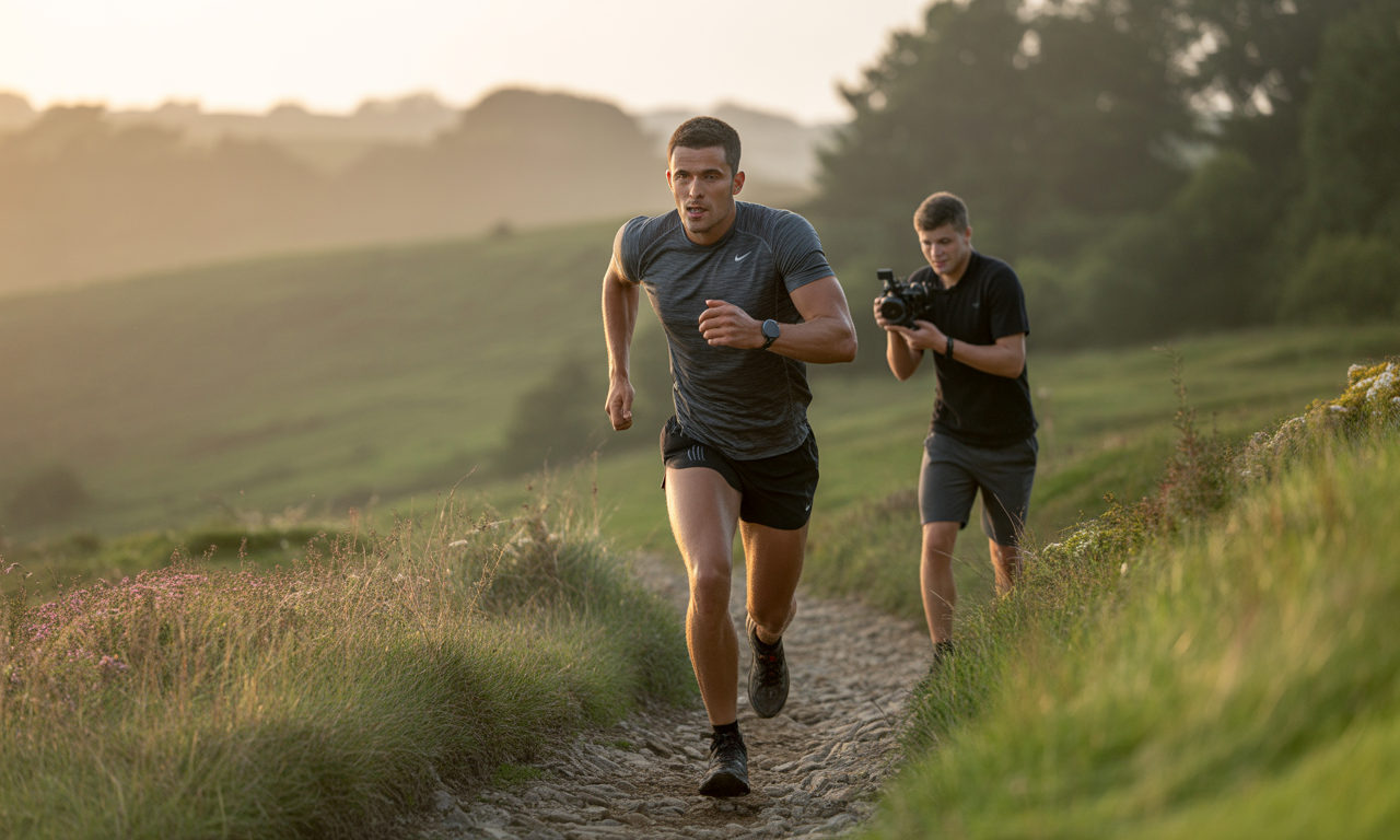 un breton combat la déprime en se lançant dans la préparation d'un trail de 100 km, capturée en images par son neveu pour inspirer courage et détermination.
