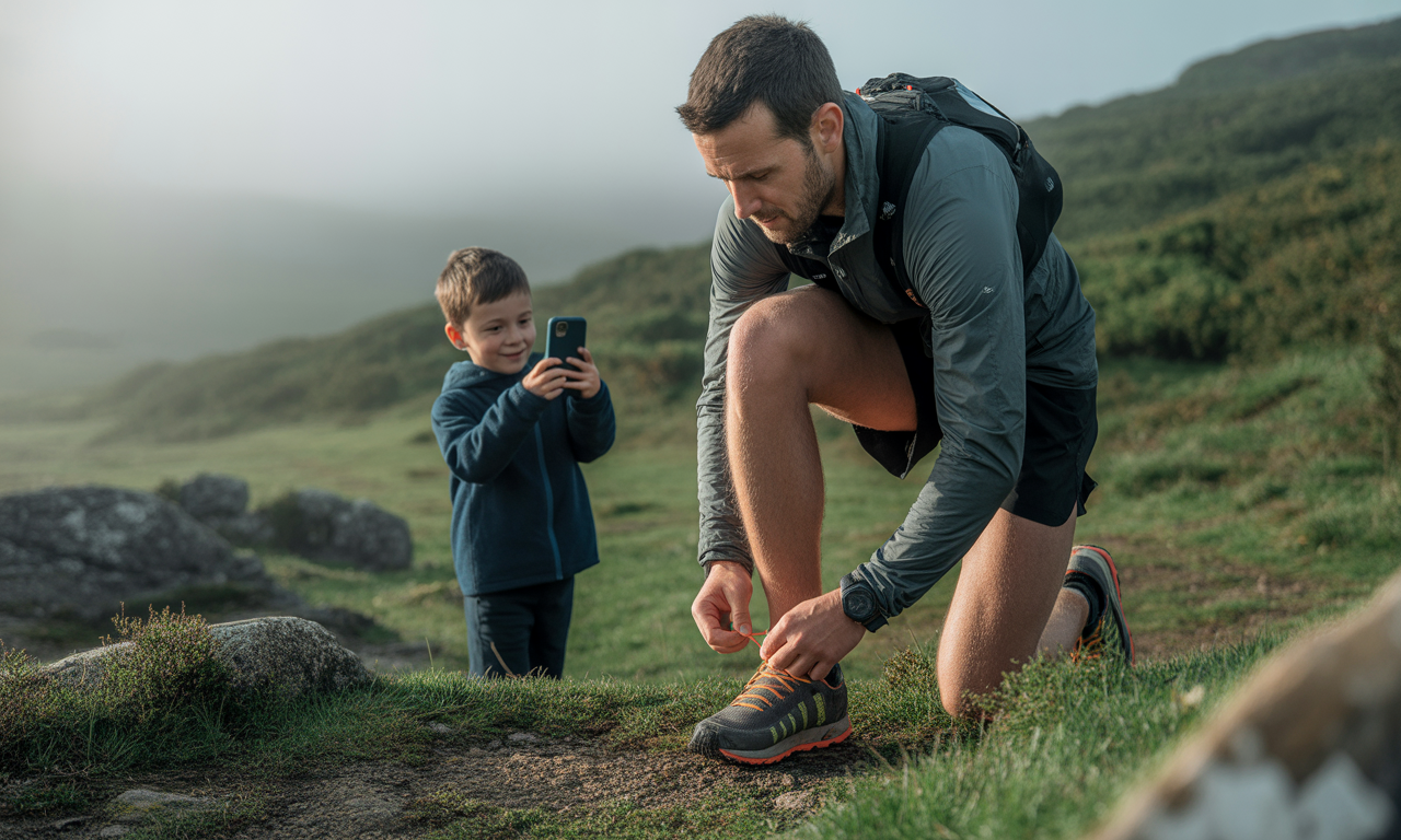 un breton combat la déprime en courant, tandis que son neveu capture en images sa préparation intense pour un trail de 100 km, entre défi personnel et lien familial.